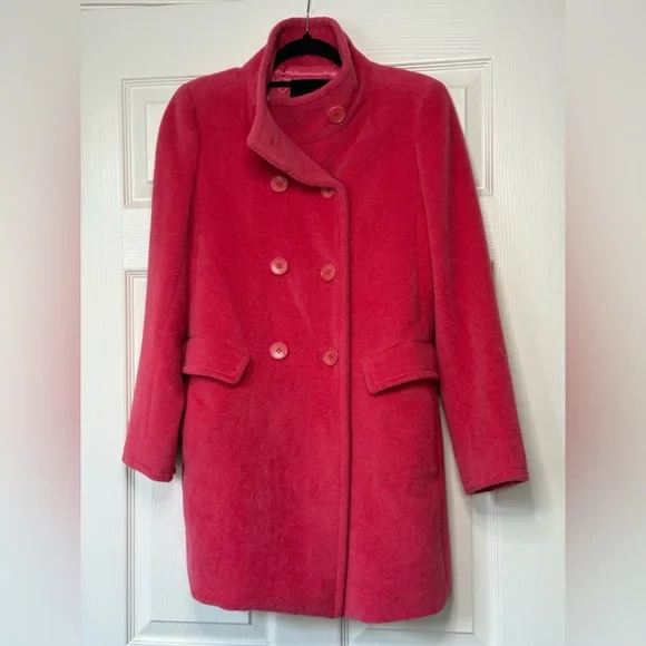 Talbots Pink Trench Coat - Picture 3 of 7
